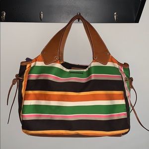 Vintage Kate Spade ♠️ cloth/ leather bag